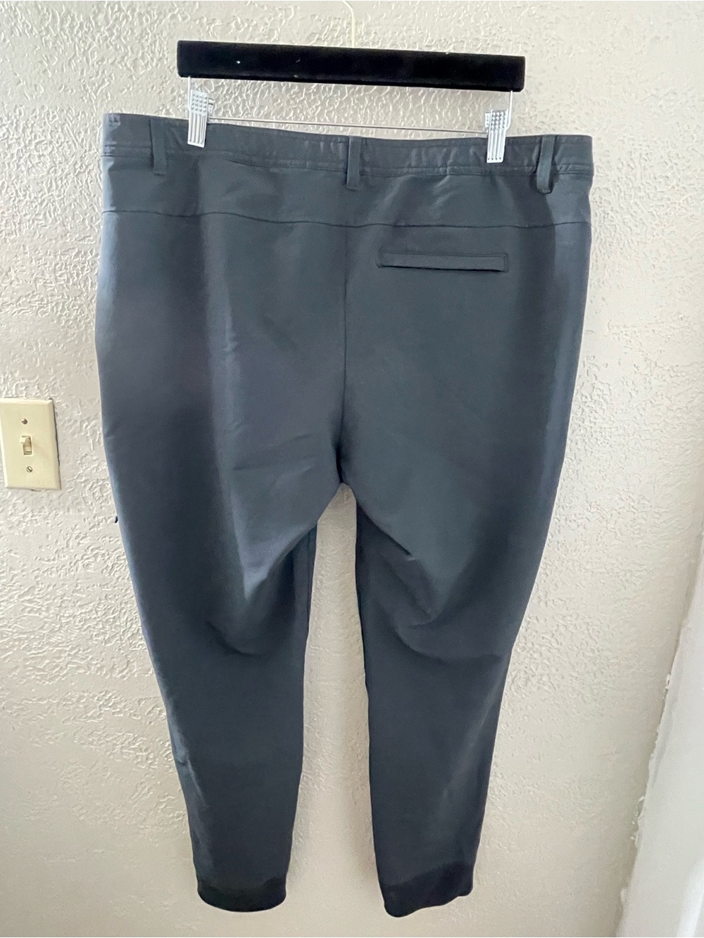 Russell Men’s Charcoal Slim Stretch Chinos Large‎ Ankle Stretch - Picture 7 of 11